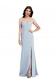 Stretch Crepe Low Back Long V-Neck Trumpet Bridesmaid Dress / Evening Dress Plymouth
