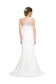 Stretch Crepe & Tulle Sweep Train One Shoulder Mermaid Formal Evening Gown / Bridesmaid Dress Plymouth