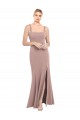 Stretch Crepe Long Square Neck Mermaid Prom Dress / Bridesmaid Dress Plymouth