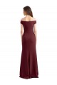 Stretch Crepe Long Off the Shoulder Sheath Prom Dress / Bridesmaid Dress Plymouth