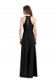 Stretch Crepe Long Halter Neck Sheath Formal Evening Gown / Prom Dress / Bridesmaid Dress Plymouth