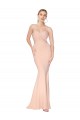 Stretch Crepe Long Sweetheart Nude Mermaid Formal Dress / Bridesmaid Dress Plymouth