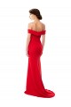 Stretch Crepe Long Off the Shoulder A-Line Bridesmaid Dress / Evening Dress Plymouth