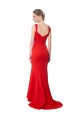 Stretch Crepe Long Sweetheart Red Mermaid Formal Evening Gown / Prom Dress / Bridesmaid Dress Plymouth