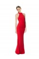 Stretch Crepe Long Halter Neck Mermaid Prom Dress / Bridesmaid Dress Plymouth