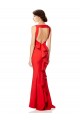 Stretch Crepe Open Back Long Halter Neck Mermaid Bridesmaid Dress / Evening Gowns Plymouth