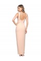 Stretch Crepe Long Square Neck Sheath Formal Evening Gown / Prom Dress / Bridesmaid Dress Plymouth