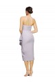 Stretch Crepe Low Back Cocktail Length Strapless Sheath High Low Evening Gown / Prom Dress / Bridesmaid Dress Plymouth