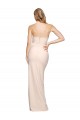 Stretch Crepe Low Back Long Strapless Sheath Formal Evening Gown / Prom Dress / Bridesmaid Dress Plymouth