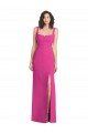 Stretch Crepe Low Back Long Square Neck Trumpet Semi Formal Evening Dress / Prom Dress / Bridesmaid Dress Plymouth