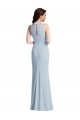 Stretch Crepe Long Halter Neck Trumpet Formal Dress / Bridesmaid Dress Plymouth