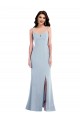 Stretch Crepe Long Spaghetti Straps Trumpet Formal Evening Gown / Prom Dress / Bridesmaid Dress Plymouth
