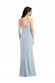 Stretch Crepe Long Spaghetti Straps Trumpet Formal Evening Gown / Prom Dress / Bridesmaid Dress Plymouth