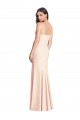 Stretch Crepe Long Spaghetti Straps Trumpet Semi Formal Evening Dress / Prom Dress / Bridesmaid Dress Plymouth