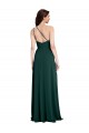 Stretch Crepe Open Back Long One Shoulder A-Line Formal Evening Gown / Prom Dress / Bridesmaid Dress Plymouth