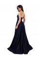 Stretch Crepe Low Back Long Sweetheart A-Line Formal Dress / Bridesmaid Dress Plymouth