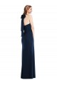 Stretch Crepe Open Back Long High Neck Trumpet Semi Formal Evening Dress / Prom Dress / Bridesmaid Dress Plymouth