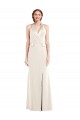 Stretch Crepe Low Back Long Halter Neck Trumpet Semi Formal Evening Dress / Prom Dress / Bridesmaid Dress Plymouth