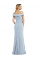 Stretch Crepe Long Off the Shoulder Trumpet Semi Formal Evening Dress / Prom Dress / Bridesmaid Dress Plymouth