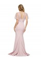 Stretch Crepe & Tulle Low Back Long One Shoulder Sheath Formal Evening Gown / Prom Dress / Bridesmaid Dress Plymouth