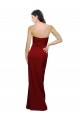Stretch Crepe Low Back Long Sweetheart Sheath Bridesmaid Dress / Evening Dress Plymouth