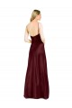 Stretch Satin Long Spaghetti Straps A-Line Bridesmaid Dress / Evening Dress Plymouth