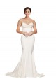 Stretch Satin Low Back Sweep Train Cowl Neck Mermaid Formal Evening Gown / Prom Dress / Bridesmaid Dress Plymouth