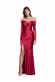 Stretch Satin Long Sweetheart Sheath Formal Evening Gown / Prom Dress / Bridesmaid Dress Plymouth