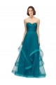 Tulle Long Sweetheart Turquoise A-Line Bridesmaid Dress Plymouth