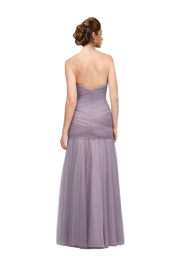 Tulle Long Sweetheart Heather Mermaid Bridesmaid Dress Plymouth