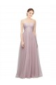 Tulle & Lace Long Sweetheart A-Line Bridesmaid Dress / Evening Dress Plymouth