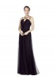 Tulle Long Spaghetti Straps A-Line Bridesmaid Gown Plymouth