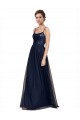 Tulle & Lace Long Spaghetti Straps A-Line Bridesmaid Dress Plymouth
