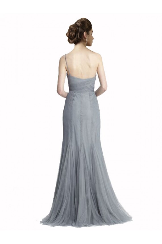Tulle Long One Shoulder Mermaid Bridesmaid Dress Plymouth