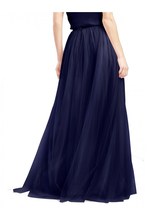Tulle Long Halter Neck A-Line Semi Formal Evening Dress / Bridesmaid Dress Plymouth