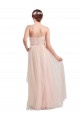 Tulle Long Sweetheart Pink A-Line Bridesmaid Dress / Evening Dress Plymouth