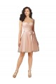 Tulle & Lace Keyhole Back Knee Length Sweetheart A-Line Bridesmaid Dress Plymouth