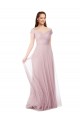 Tulle Long Off the Shoulder A-Line Bridesmaid Dress / Evening Dress Plymouth