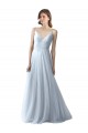 Soft Tulle Long Spaghetti Straps A-Line Bridesmaid Dress Plymouth