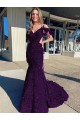 Velvet Sequin Court Train Spaghetti Straps Sheath Prom Dress / Evening Dress Plymouth