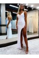 Velvet Sequin Long V-Neck Sheath Prom Dress / Evening Dress Plymouth
