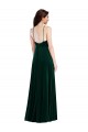 Stretch Velvet Long Halter Neck A-Line Semi Formal Evening Dress / Prom Dress / Bridesmaid Dress Plymouth