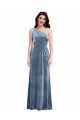 Stretch Velvet Long Off the Shoulder A-Line Bridesmaid Dress / Evening Dress Plymouth
