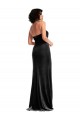 Stretch Velvet Low Back Long Halter Neck Mermaid Formal Evening Gown / Prom Dress / Bridesmaid Dress Plymouth