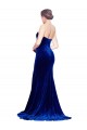 Stretch Velvet Low Back Sweep Train Sweetheart Mermaid Formal Evening Gown / Prom Dress / Bridesmaid Dress Plymouth